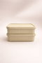 Hermia Juego de cajas de almacenamiento BU0054, 6 piezas, Crema